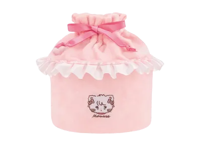 BANDAI "Ichiban Kuji" -Lil ala mode ~Sweets Dresser~- B Prize Mousse and a dressed-up drawstring pouch