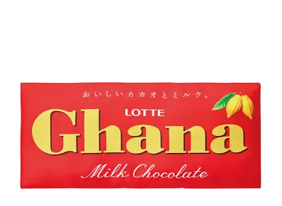 BANDAI "Ichiban Kuji" -Lotte- A Prize Large Ghanaian milk cushion