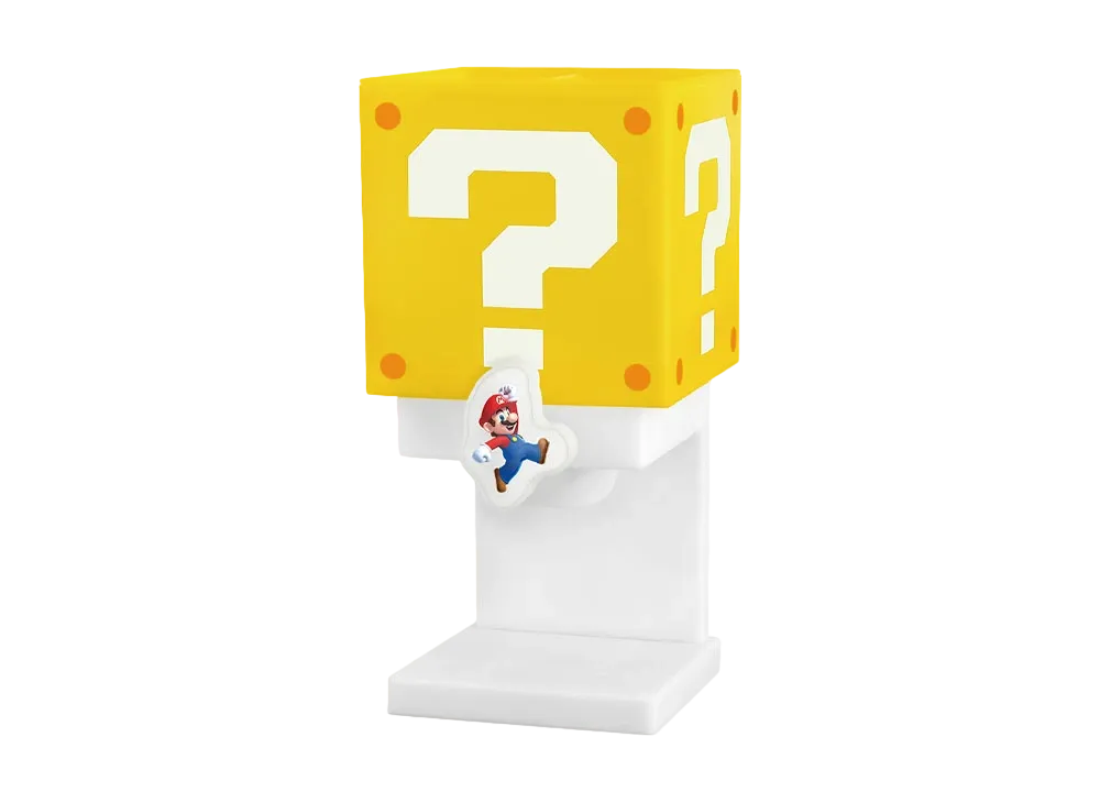 BANDAI "Ichiban Kuji" -Super Mario Everyone Home Party- A Prize Question Block sweets dispenser