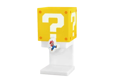 BANDAI "Ichiban Kuji" -Super Mario Everyone Home Party- A Prize Question Block sweets dispenser