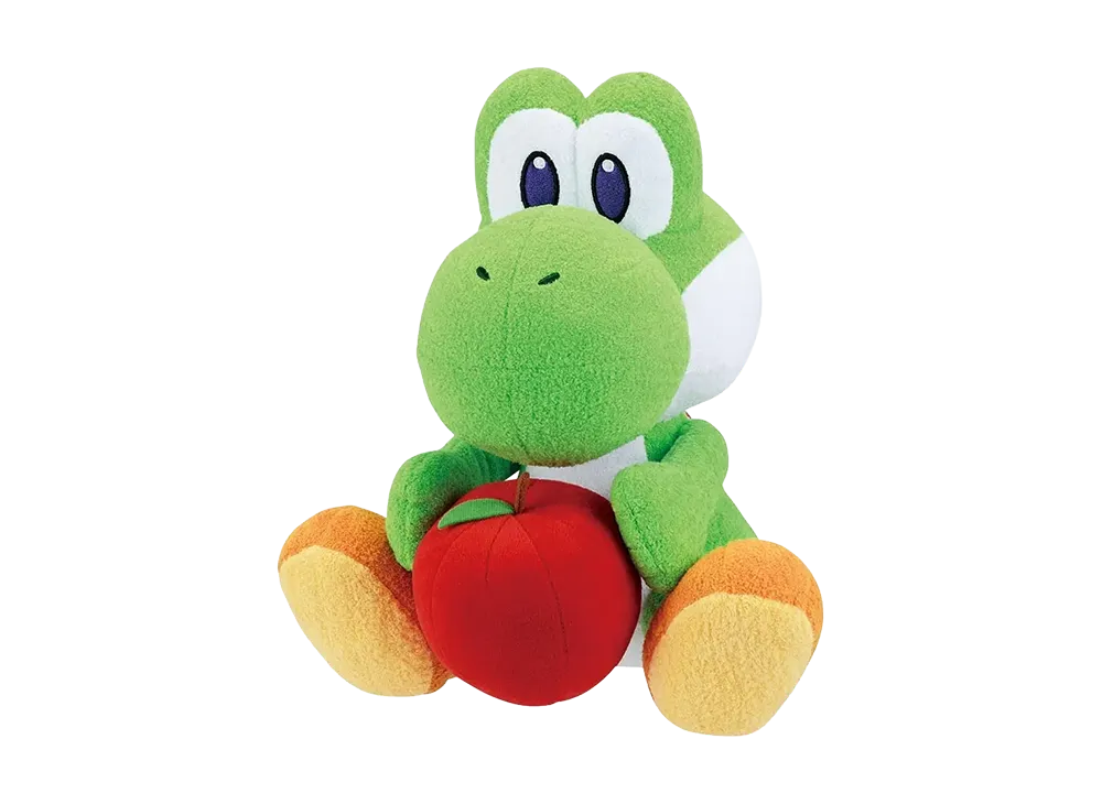 バンダイ【一番くじ】『スーパーマリオ with YOSHI』A賞 ヨッシーのぬいぐるみ with りんご