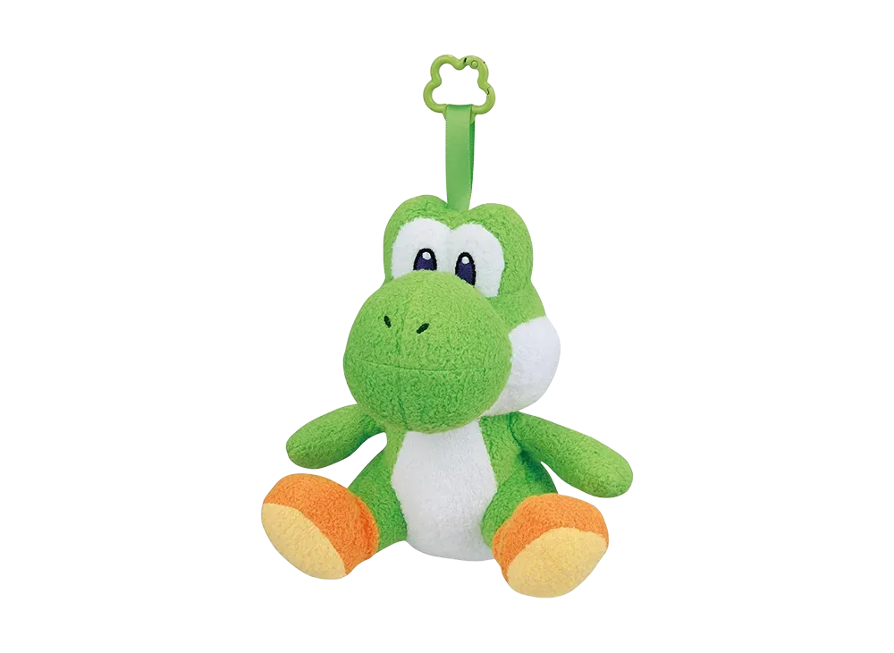 BANDAI "Ichiban Kuji" -Super Mario with YOSHI- B Prize Colorful Yoshi Plush Mascot (Green)