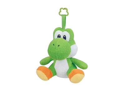 BANDAI "Ichiban Kuji" -Super Mario with YOSHI- B Prize Colorful Yoshi Plush Mascot (Green)