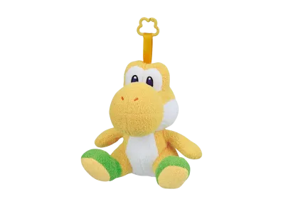 BANDAI "Ichiban Kuji" -Super Mario with YOSHI- B Prize Colorful Yoshi Plush Mascot (Yellow)