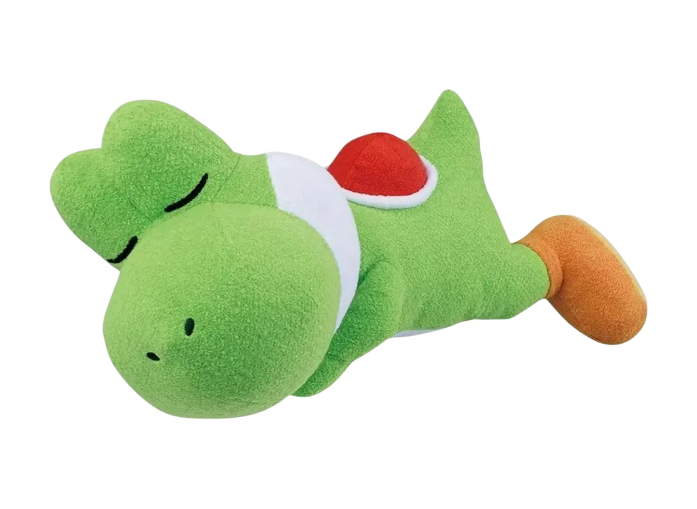 BANDAI "Ichiban Kuji" -Super Mario with YOSHI- Last One Prize Sleeping Yoshi Plush