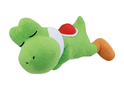 BANDAI "Ichiban Kuji" -Super Mario with YOSHI- Last One Prize Sleeping Yoshi Plush