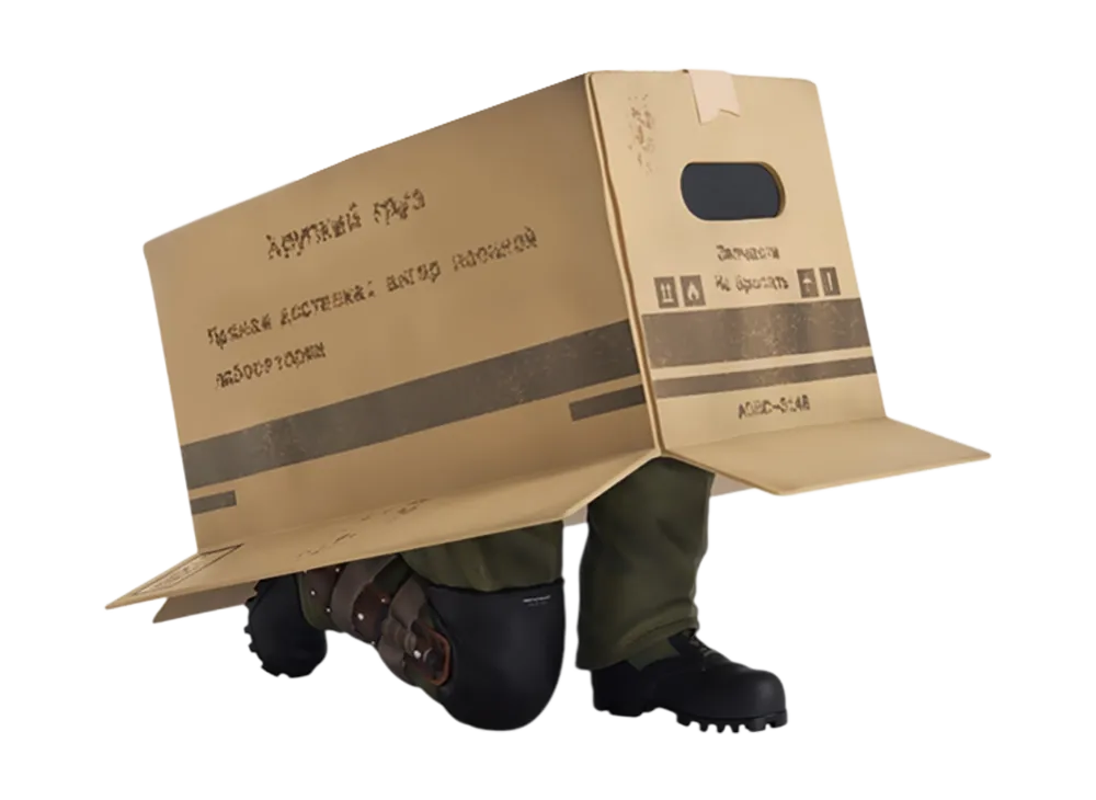 BANDAI "Ichiban Kuji" -METAL GEAR SOLID : SNAKE EATER- A Prize Cardboard Sneak-in Tissue Case