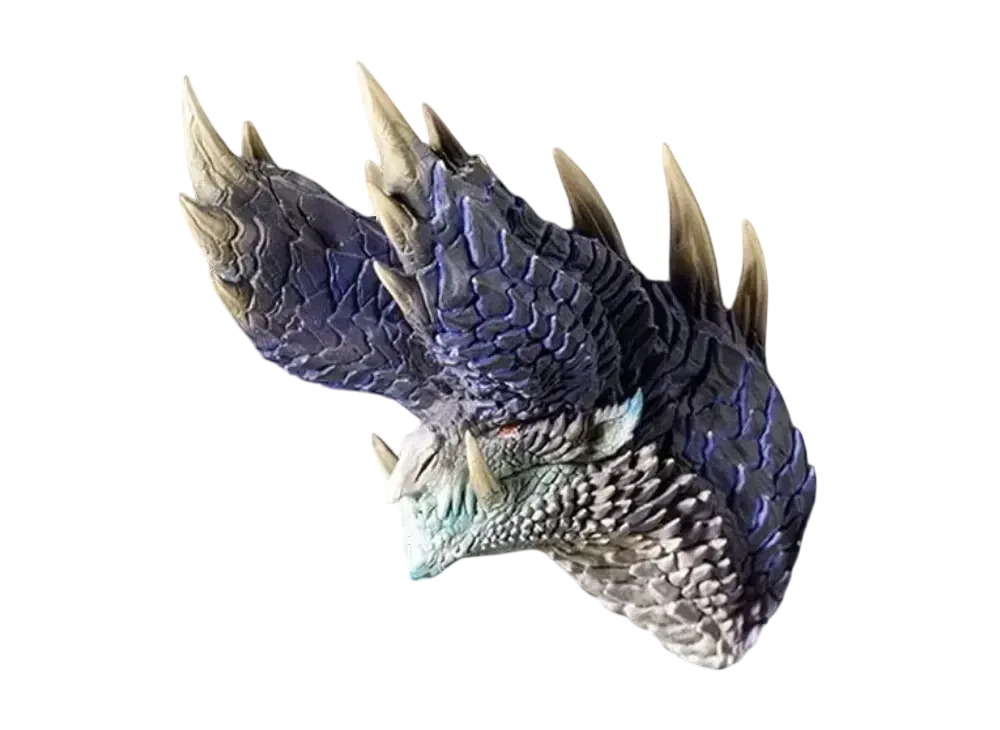 BANDAI "Ichiban Kuji" -Monster Hunter 20th Anniversary- D Prize 20th Anniversary Head Magnet ~Forbidden Monster~ Miraboreas Dragon Activation State