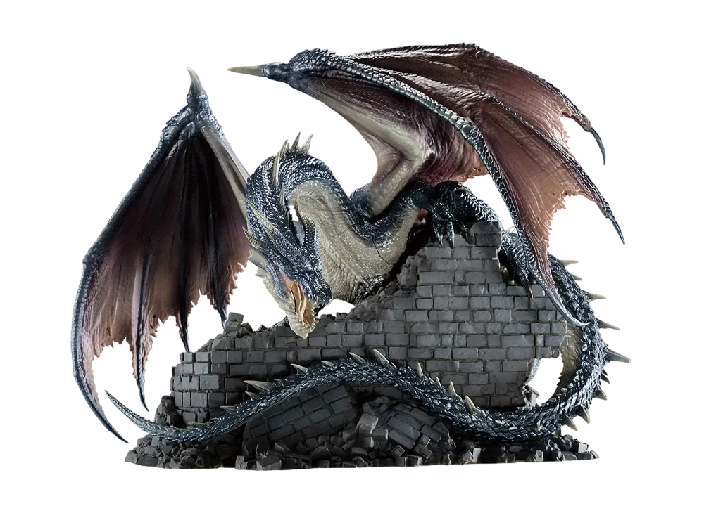 BANDAI "Ichiban Kuji" -Monster Hunter 20th Anniversary- Last One Prize Fatalis Figure Metallic Color Ver.