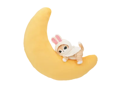 BANDAI "Ichiban Kuji" -mofusand ~Moon Usa Nyan Star Gather~- A Prize Moon Usa Nyan Hug Plush