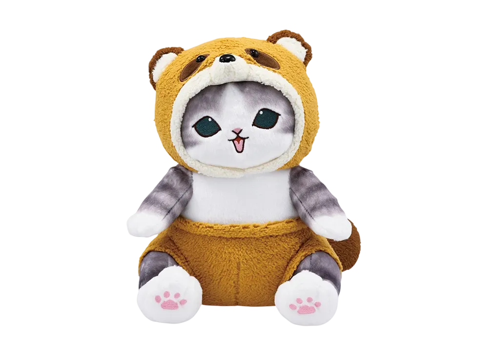 BANDAI "Ichiban Kuji" -mofusand ~A warm day for cats~- Last One Prize Tanuki Nyan Nakayoshi Plush