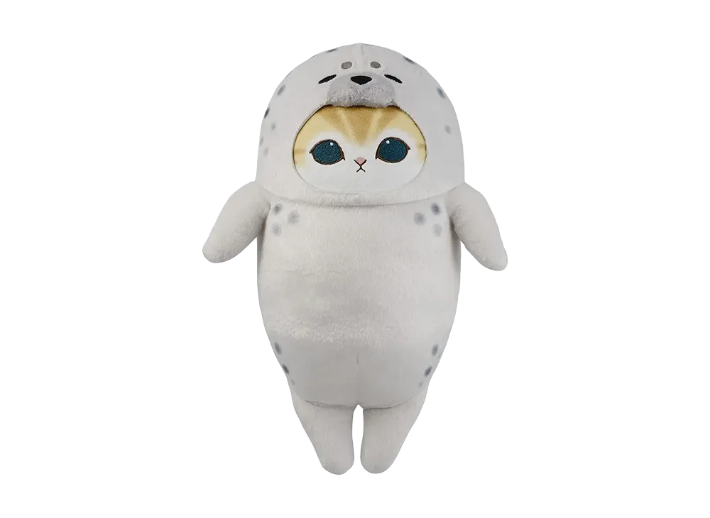 BANDAI "Ichiban Kuji" -mofusand ~Cool and Relaxing Time~- Last One Prize Seal Nyan Huggable Plush