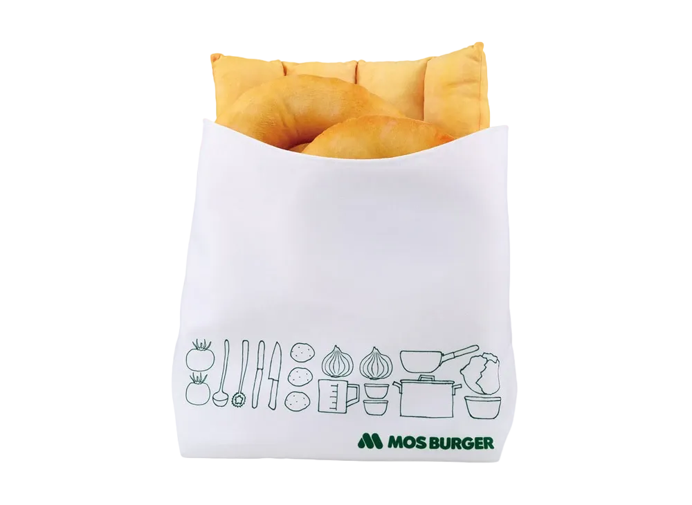 BANDAI "Ichiban Kuji" -Mos Burger- Last One Prize Onipote Cushion