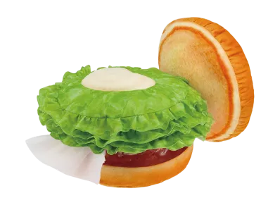 BANDAI "Ichiban Kuji" -Mos Burger 2- A Prize Teriyaki Burger Tissue Case