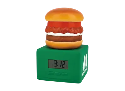 BANDAI "Ichiban Kuji" -Mos Burger 2- Last One Prize Mos Burger Clock