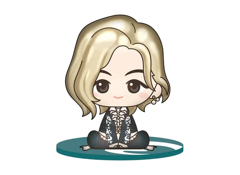 BANDAI "Ichiban Kuji" -Mrs. GREEN APPLE MAGICAL 10 YEARS- C Prize Deformed Figure Fujisawa Suzuka