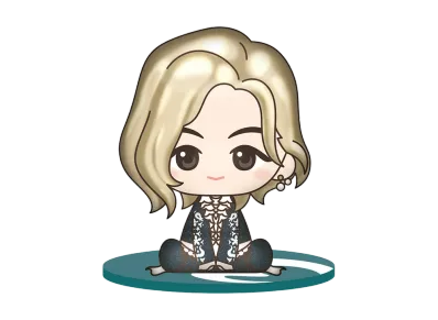 BANDAI "Ichiban Kuji" -Mrs. GREEN APPLE MAGICAL 10 YEARS- C Prize Deformed Figure Fujisawa Suzuka