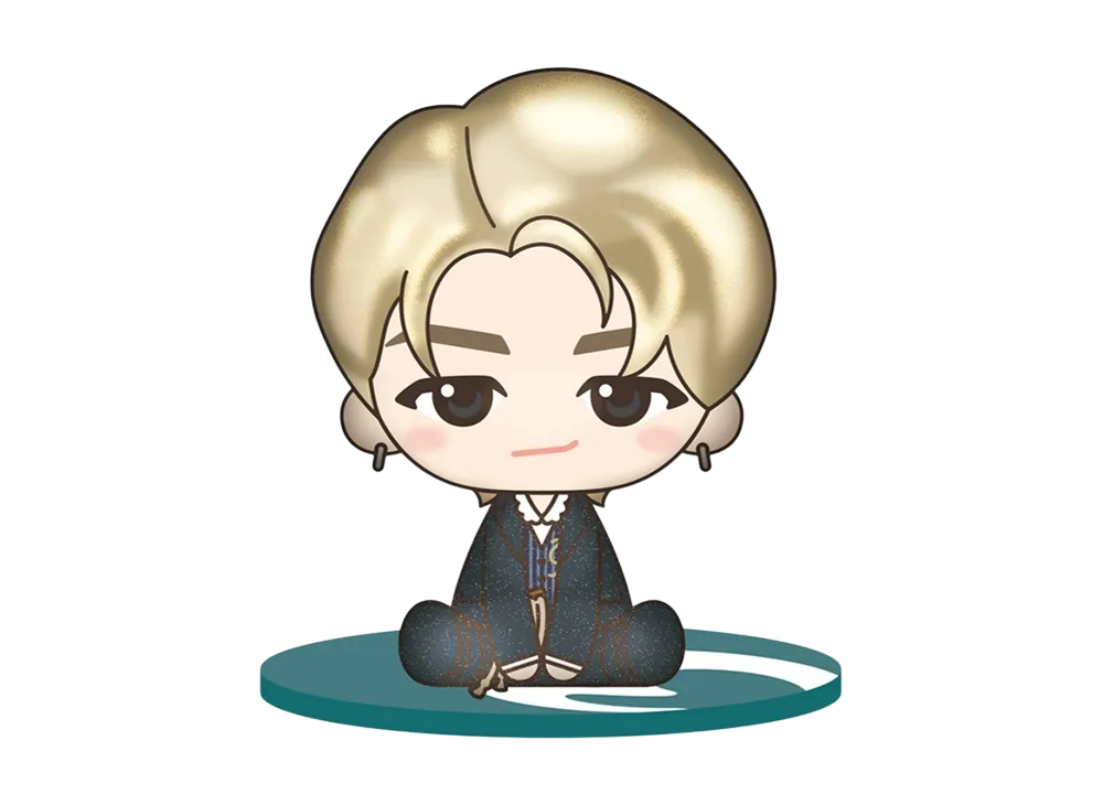 BANDAI "Ichiban Kuji" -Mrs. GREEN APPLE MAGICAL 10 YEARS- C Prize Deformed Figure Wakai Koto