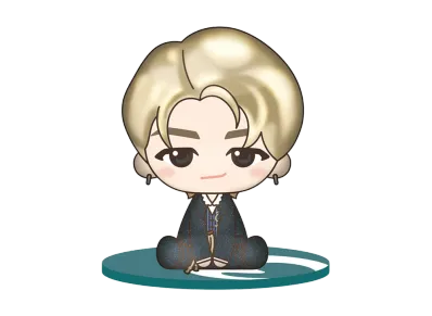 BANDAI "Ichiban Kuji" -Mrs. GREEN APPLE MAGICAL 10 YEARS- C Prize Deformed Figure Wakai Koto