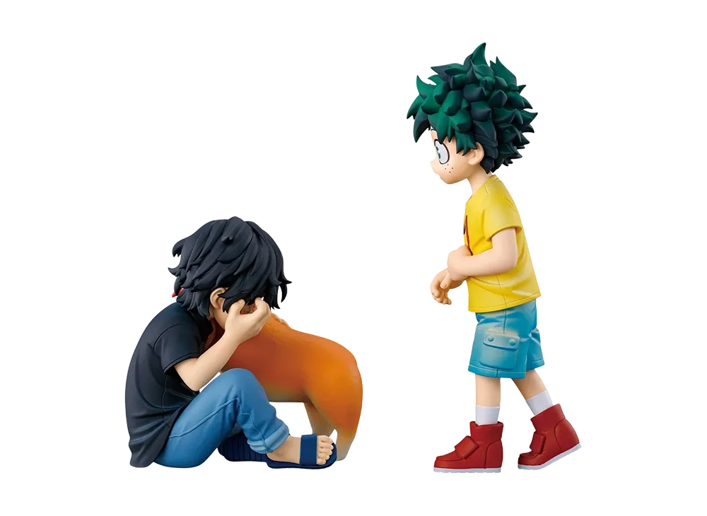 BANDAI "Ichiban Kuji" -My Hero Academia Conflicting Feelings- C Prize Izuku & Tenko MASTERLISE