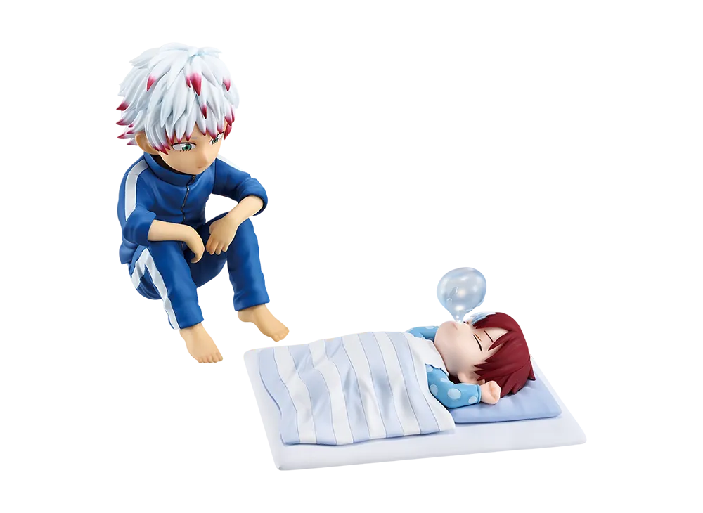 BANDAI "Ichiban Kuji" -My Hero Academia -On top of happiness-- F Prize Touya & Shoto (childhood) MASTERLISE