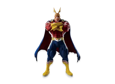 BANDAI "Ichiban Kuji" -My Hero Academia -Spun Feelings-- Last One Prize All Might ~Silver Age~ MASTERLISE EXTRA