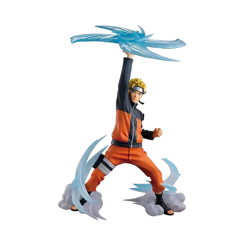 BANDAI "Ichiban Kuji" -NARUTO Shippuden Hidan & Kakuzu Arc- Last One Prize Naruto Uzumaki Wind Release: Rasenshuriken MASTERLISE