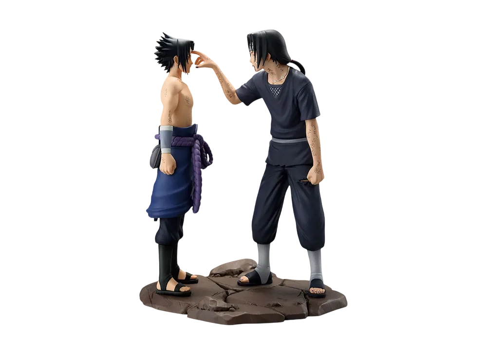 BANDAI "Ichiban Kuji" -NARUTO Shippuden Red eyes that reflect the heart- Last One Prize Revible Moment-Sasuke Uchiha & Itachi Uchiha-
