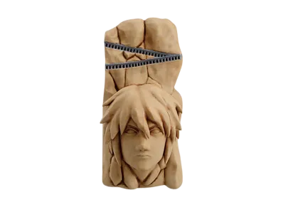 BANDAI "Ichiban Kuji" -NARUTO Chunin Exam Edition- G Prize Hokage Rock Magnet Minato Namikaze