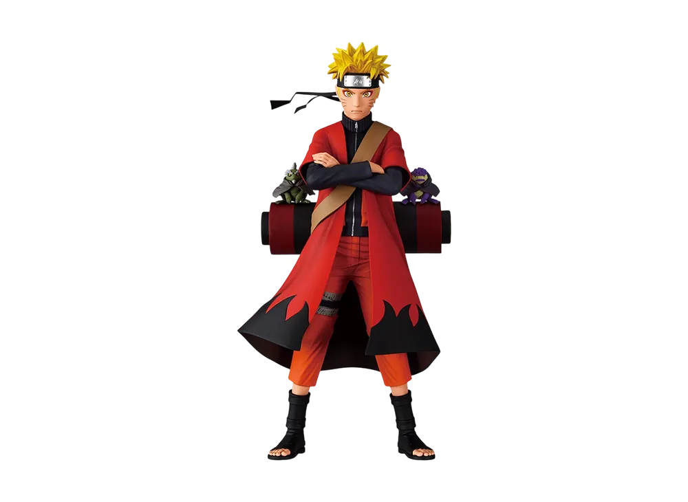 BANDAI "Ichiban Kuji" -NARUTO Shippuden: The Bridge of Peace and the Lament of Reincarnation- A Prize Uzumaki Naruto (Sage Mode) MASTERLISE
