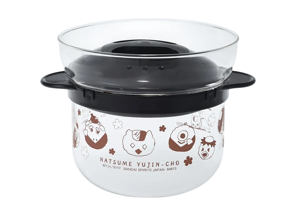 BANDAI "Ichiban Kuji" -Natsume's Book of Friends ~Nyanko Sensei's Manpuku Bento~- B Prize Microwave Piping Hot Rice Cooker