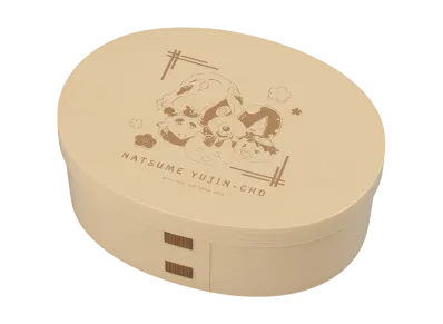 BANDAI "Ichiban Kuji" -Natsume's Book of Friends ~Nyanko Sensei's Manpuku Bento~- C Prize Magewappa Style Bento Box