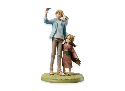 BANDAI "Ichiban Kuji" -Natsume's Book of Friends Atelier Picture Book - Put it on a Paper Airplane -- A Prize Figure - On a Paper Airplane -