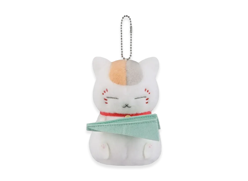 BANDAI "Ichiban Kuji" -Natsume's Book of Friends Atelier Picture Book - Put it on a Paper Airplane -- D Prize Fluffy Plush mascot