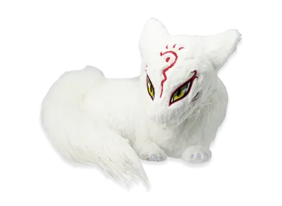 BANDAI "Ichiban Kuji" -Natsume's Book of Friends Atelier Picture Book - Put it on a Paper Airplane -- Last One Prize Large Spotted Plush