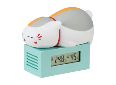 BANDAI "Ichiban Kuji" -Natsume's Book of Friends: Rain or Shine.- A Prize Nyanko-sensei Thermometer/Hygrometer