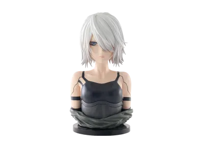 BANDAI "Ichiban Kuji" -NieR:Automata Ver1.1a -Glory to Humanity-- Last One Prize A2 Art Scale Figure