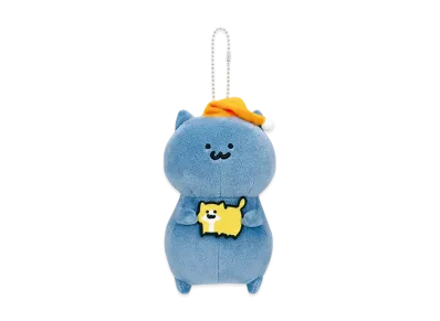 BANDAI "Ichiban Kuji" -Stationery ~Everyday Routine~- C Prize Nebosuke Mascot Plush Cat