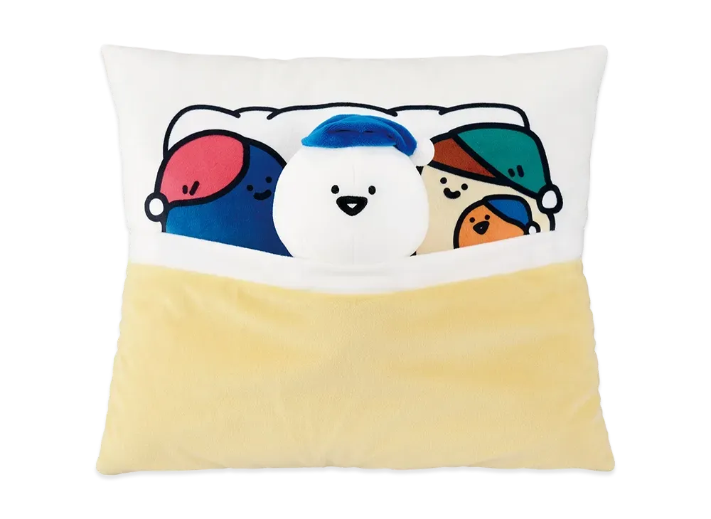 BANDAI "Ichiban Kuji" -Stationery ~Everyday Routine~- Last One Prize Last prize: Matching futon plush toys for everyone to sleep in