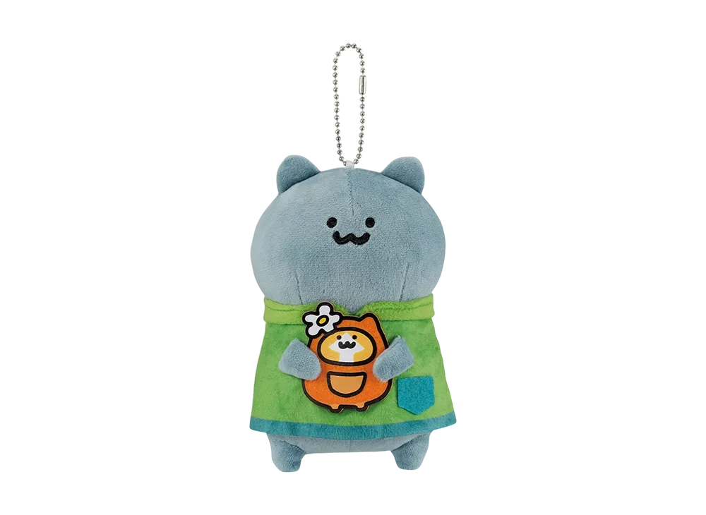 BANDAI "Ichiban Kuji" -Stationery ~Obungu to Issho~- C Prize Rainy Day Plush Mascot Neko san