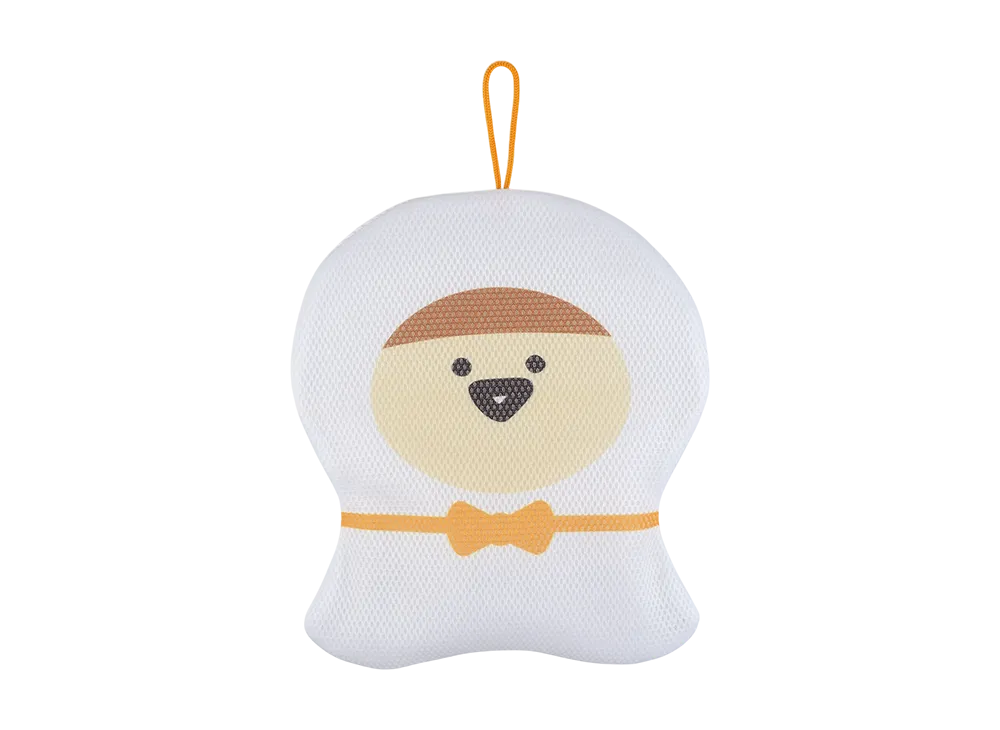 BANDAI "Ichiban Kuji" -Stationery ~Obungu to Issho~- D Prize Please enjoy the sun! Teru Teru Laundry Pouch Purin san