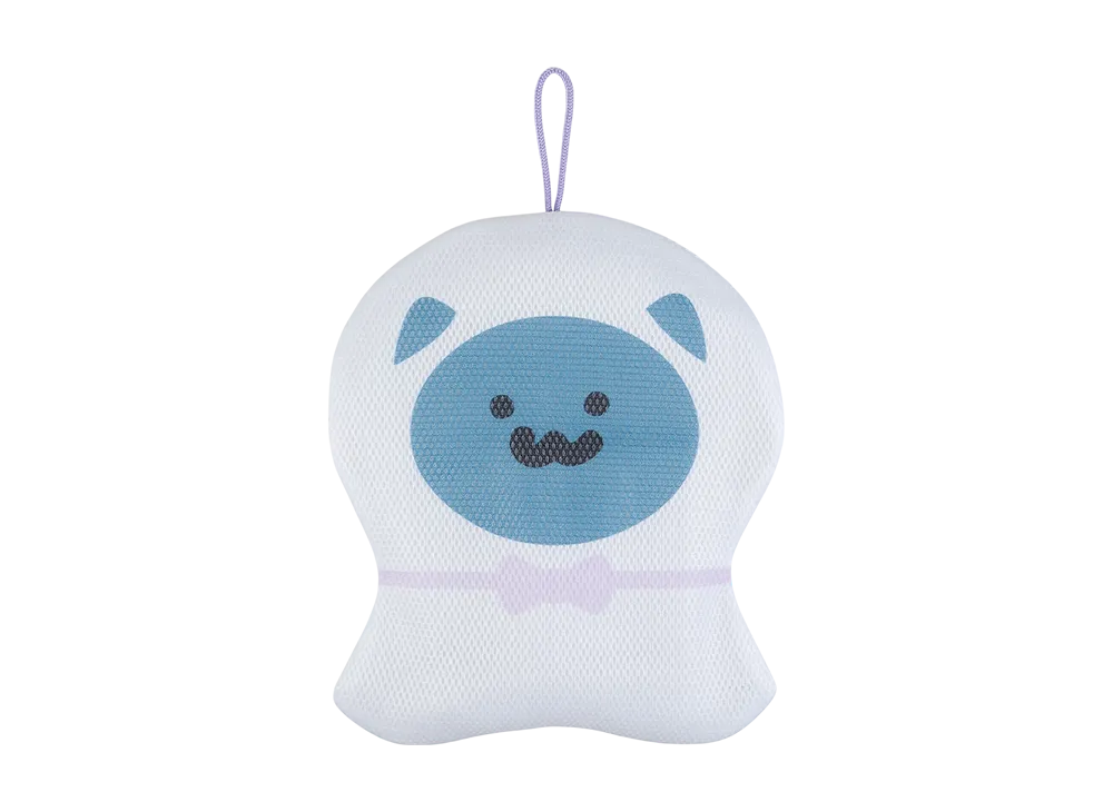 BANDAI "Ichiban Kuji" -Stationery ~Obungu to Issho~- D Prize Sunshine Laundry Pouch Neko san