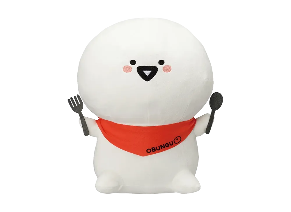BANDAI "Ichiban Kuji" -Obungu to Issho ~I want to eat lots~- A Prize Let's Eat Together Plush