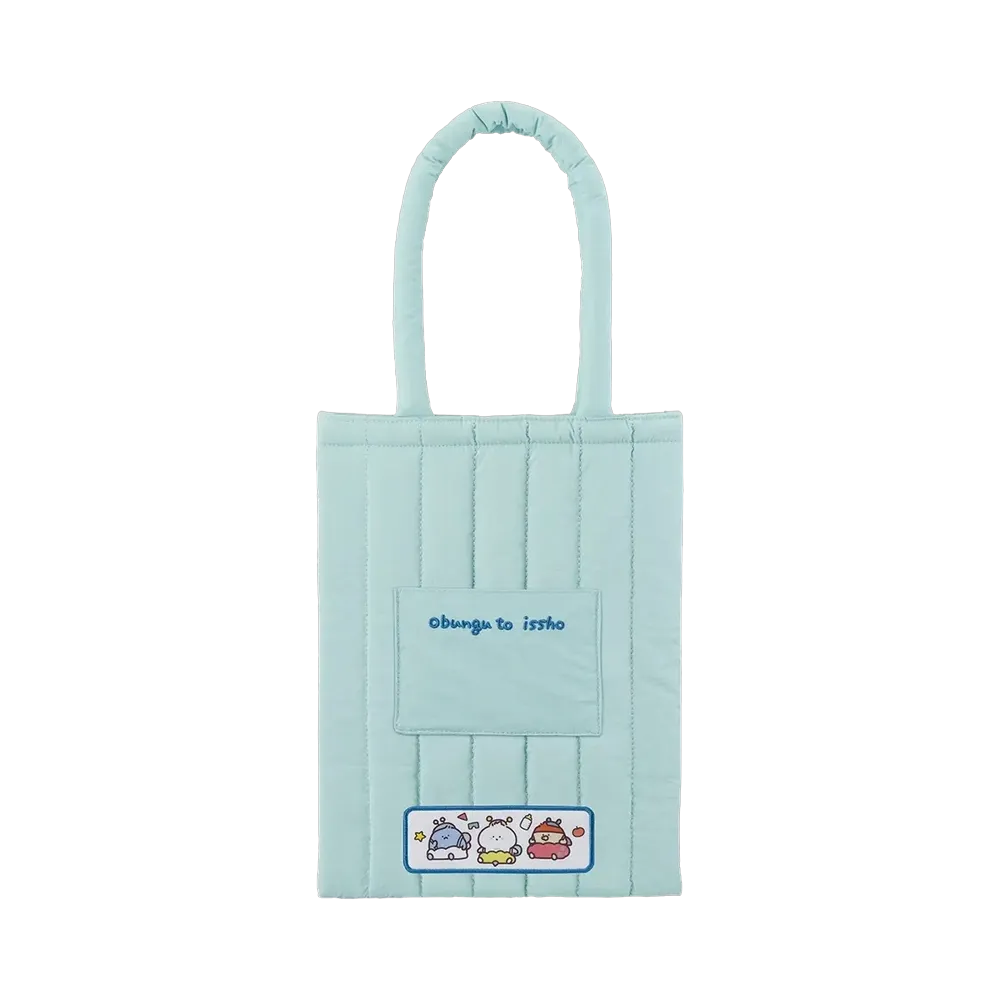 BANDAI "Ichiban Kuji" -Obungu to Issho ~They've shrunk!?~- B Prize Quilted Tote Bag