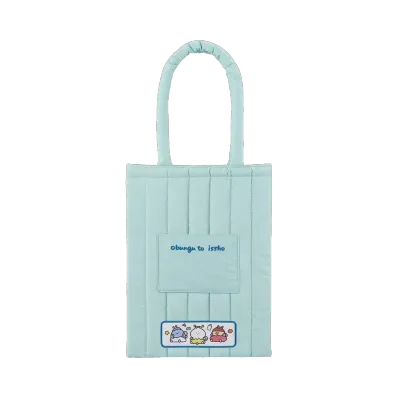 BANDAI "Ichiban Kuji" -Obungu to Issho ~They've shrunk!?~- B Prize Quilted Tote Bag