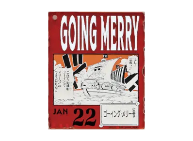 BANDAI "Ichiban Kuji" -ONE PIECE BASE SHOP Lottery 366DAYS OF BIRTHDAYS- Birth Month January-March Shin Colors Acrylic Block Charm Prize 1/22 Going Merry