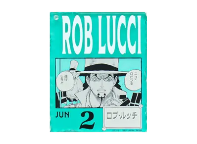 BANDAI "Ichiban Kuji" -ONE PIECE BASE SHOP Lottery 366DAYS OF BIRTHDAYS- Birth Month January-March Me Colors Acrylic Block Charm Prize 6/2 Rob Lucci