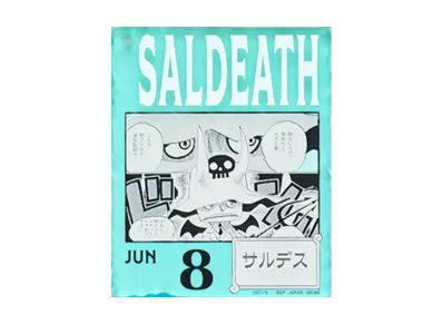 BANDAI "Ichiban Kuji" -ONE PIECE BASE SHOP Lottery 366DAYS OF BIRTHDAYS- Birth Month January-March Me Colors Acrylic Block Charm Prize 6/8 Saldeath
