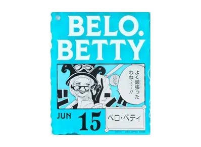 BANDAI "Ichiban Kuji" -ONE PIECE BASE SHOP Lottery 366DAYS OF BIRTHDAYS- Birth Month January-March Me Colors Acrylic Block Charm Prize 6/15 Belo Betty