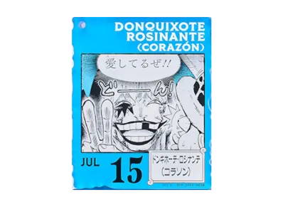 BANDAI "Ichiban Kuji" -ONE PIECE BASE SHOP Lottery 366DAYS OF BIRTHDAYS- Birth Month January-March Ryo Colors Acrylic Block Charm Prize 7/15 Donquixote Rosinante (Corazon)